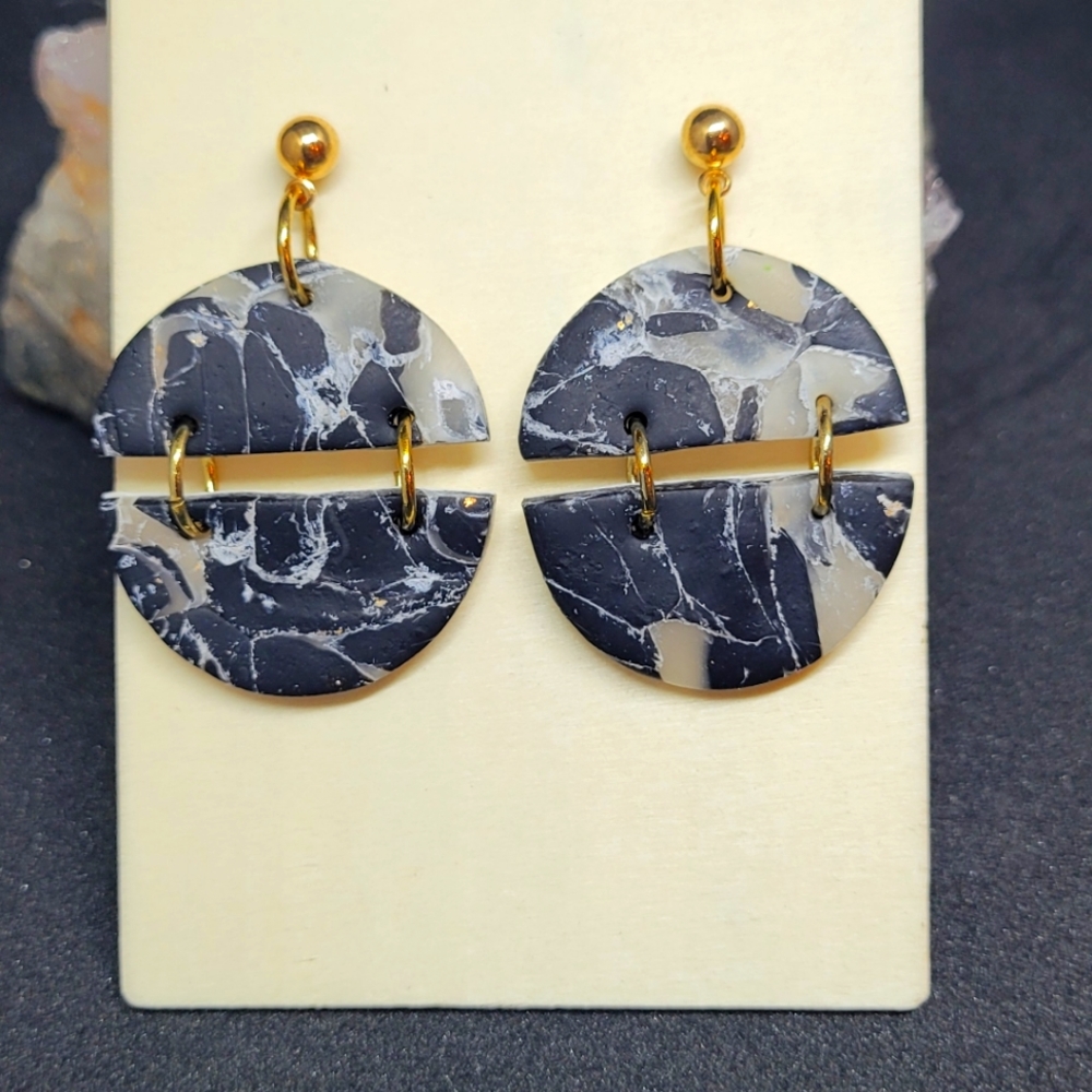 Polymer clay earrings